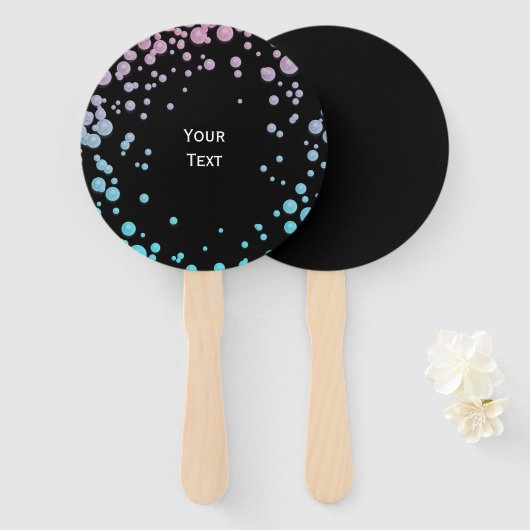 Uw aangepaste ontwerp hier - handwaaier (Voorkant en achterkant)