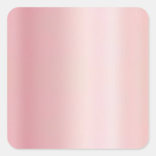 Uw aangepaste tekst Elegante Roze Gouden Sjabloon  Vierkante Sticker