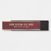 Uw aangepaste tekst hier Elegant Modern Home Deurbordje (Voorkant)