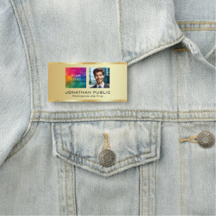 Uw aangepaste tekst Upload foto Bedrijfslogo naar Naamplaatje