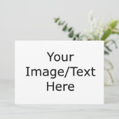 Uw aangepaste uitnodigingen - Witte enveloppen inb (Staand voorkant)