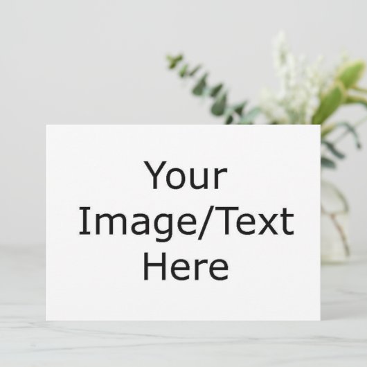 Uw aangepaste uitnodigingen - Witte enveloppen inb (Staand voorkant)