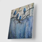 Uw aangepaste vierkante wandklok vierkante klok (Hoek)