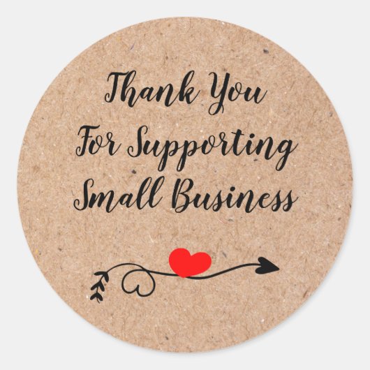 Uw aankoop maakte mijn dag Classic ronde Sticker (Voorkant)