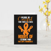 Uw aanraking kan leiden tot Extreme Pain Support C Kaart (Gele Bloem)