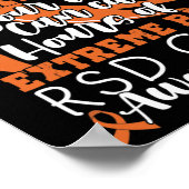 Uw aanraking kan tot Extreme Pain Support Crps Awa Poster (Hoek)