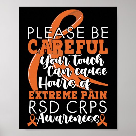 Uw aanraking kan tot Extreme Pain Support Crps Awa Poster (Voorkant)