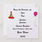 Uw aanwezigheid wordt gevraagd! - SRF Kaart (Achterkant)