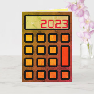 "Uw accountant wenst u een gelukkig nieuwjaar" Kaart