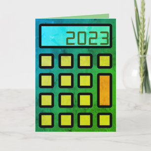 "Uw accountant wenst u een Happy 2023"-Kaart Kaart