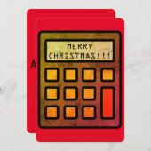 Uw accountant wenst u... Prettig kerstfeest! Feestdagenkaart (Voorkant / Achterkant)