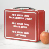 Uw achtergrondkleur, uw afbeelding, uw eigen tekst (In situ)