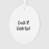 Uw acrylcirkel Ornament (voorkant)