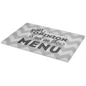 Uw advies staat niet in het menu - Knipbord Snijplank (Hoek)