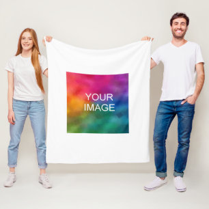 Uw Afbeelding Afbeelding foto of Logo Eenvoudige S Fleece Deken