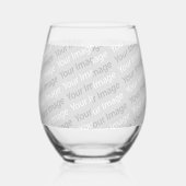 Uw Afbeelding Drinkware Set Wijnglas Zonder Voet (Links)