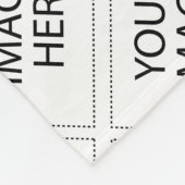 Uw Afbeelding hier Fleece Deken (Hoek)