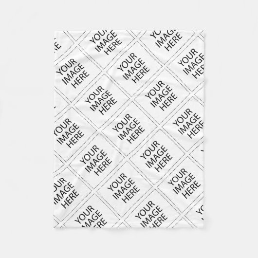 Uw Afbeelding hier Fleece Deken (Voorkant)