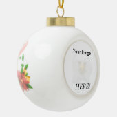 Uw Afbeelding hier Keramische Bal Ornament (Links)