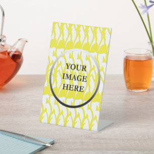 Uw Afbeelding hier Reclamebord Met Voetstuk