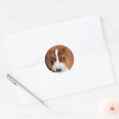 Uw Afbeelding hier Ronde Sticker (Envelop)