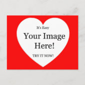 Uw Afbeelding in het hart Briefkaart (Voorkant)