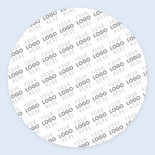 Uw Afbeelding/Logo wordt automatisch verlicht + Pa Ronde Sticker