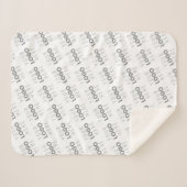 Uw Afbeelding/Logo wordt automatisch verlicht + Pa Sherpa Deken (Voorkant (horizontaal))