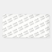 Uw Afbeelding/Logo wordt automatisch verlicht + Pa Spandoek (Horizontaal)