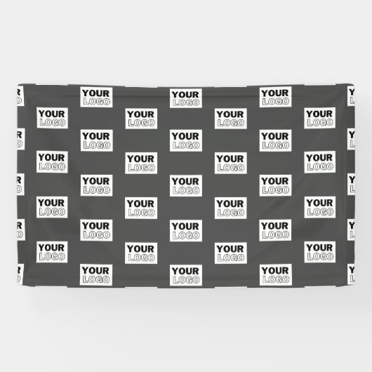 Uw Afbeelding ontwerp of zakelijke Logo betegeld | Spandoek (Horizontaal)