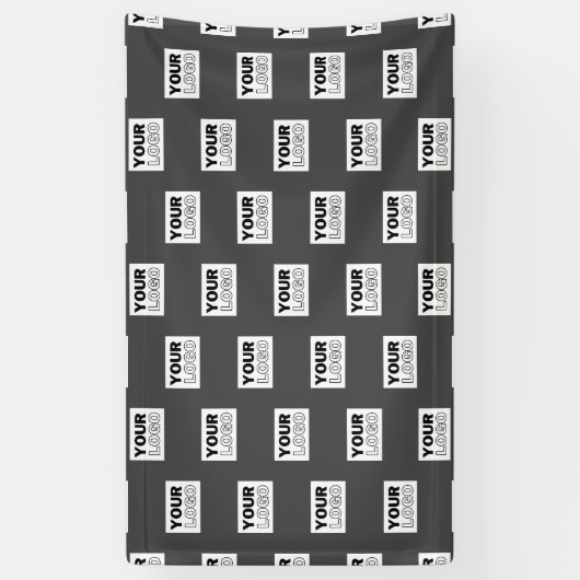 Uw Afbeelding ontwerp of zakelijke Logo betegeld | Spandoek (Verticaal)