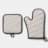 Uw Afbeeldingen ovenwanthouder & pottenhouder Ovenwant & Pannenlap Set (Voorkant)