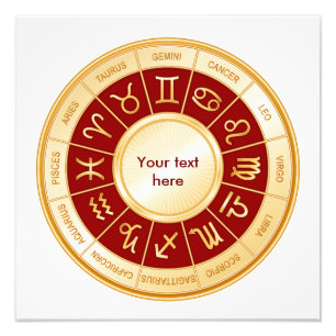 Uw afdrukken van Horoscope aanpassen Foto Afdruk
