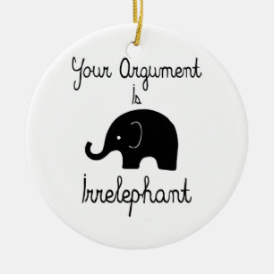 Uw argument is irrelevant keramisch ornament
