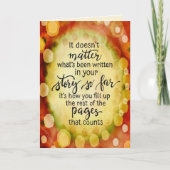 Uw artikel Quote  Abstract Afstuderen Kaart (Voorkant)