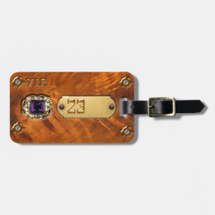 Uw Bagagelabel Steampunk en uw nummer 23 Victor