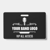 Uw band Logo VIP Wide Badge (Front)