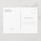 Uw Beach foto slaat het Briefkaart Datum op (Achterkant)