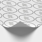 Uw bedrijf dat de Naam van de Naam van de Aangepas Cadeaupapier (Hoek)