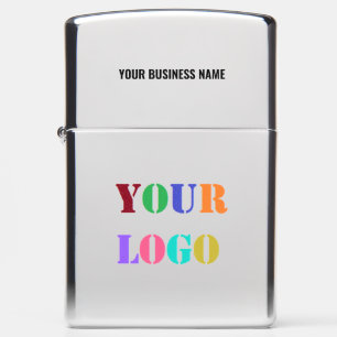 Uw bedrijf Logo branded Zippo aansteker voorbeeld