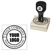 uw bedrijf logo custom Rubber Ink Stamp Rubberstempel (Gestempeld)