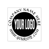Uw bedrijf Logo Custom Rubber Stamp Rubberstempel (Afrduk)
