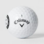 Uw bedrijf Logo Custom Text Stamps Golfballen (Logo)