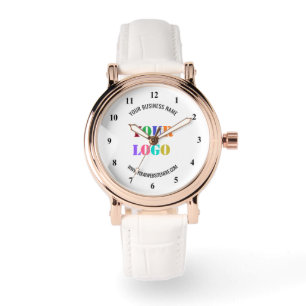 Uw bedrijf Logo en aangepaste tekst Business Watch Horloge