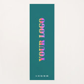 Uw bedrijf Logo en tekst bedrijf Yoga Mat (Voorkant)