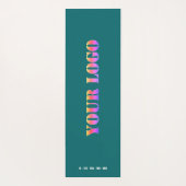 Uw bedrijf Logo en tekst bedrijf Yoga Mat (Achterkant)