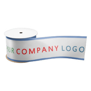 uw bedrijf logo gepersonaliseerd satin - lint