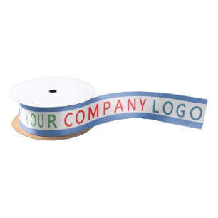 uw bedrijf logo gepersonaliseerd satin - lint