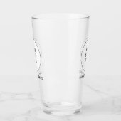 Uw bedrijf Logo hier tekst medewerker bier Glas (Links)