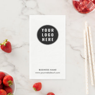 Uw Bedrijf Logo Merk Website Promotioneel Servet